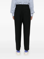 Black Cropped Trousers