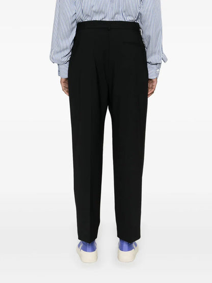 Black Cropped Trousers