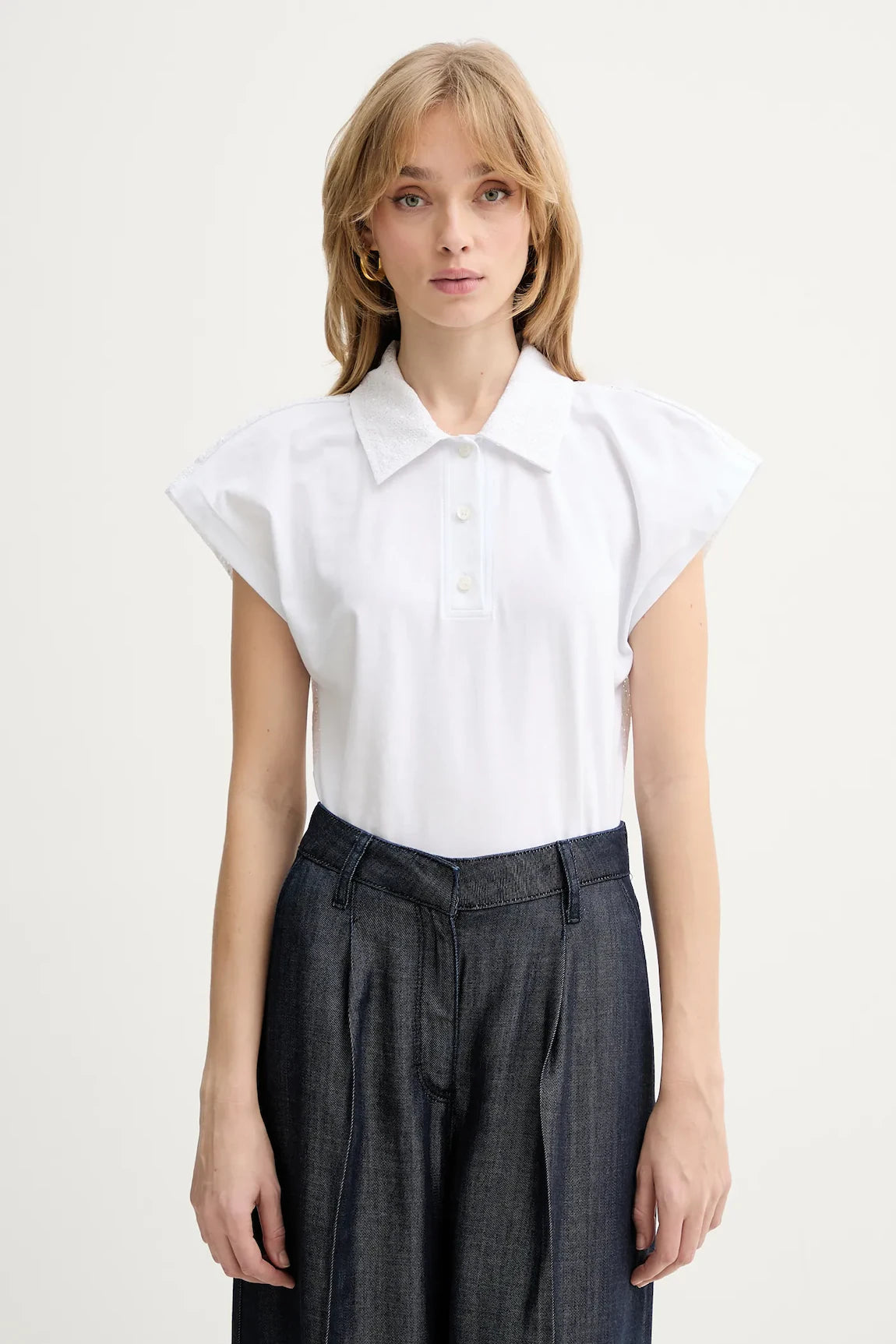 White Collar T-Shirt