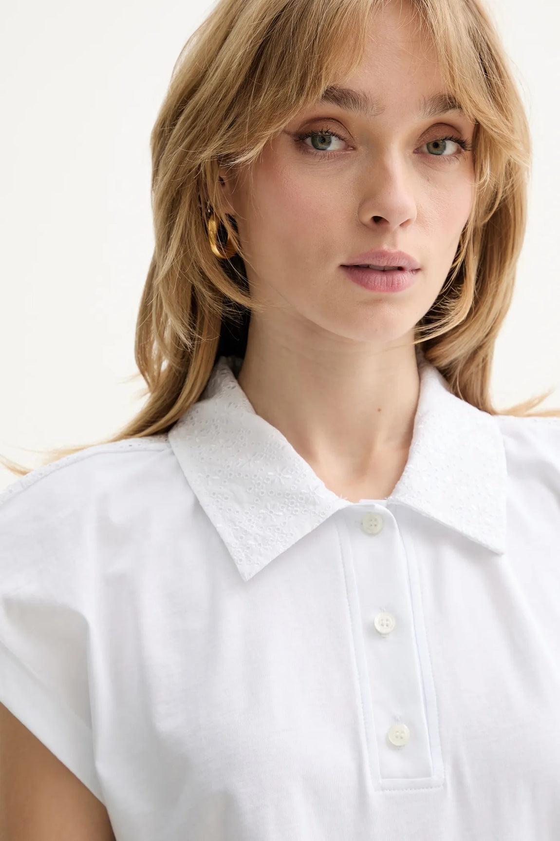 White Collar T-Shirt
