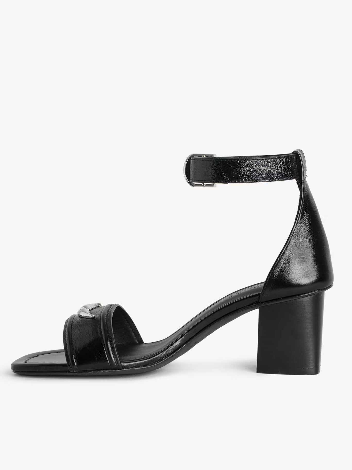 Caprese Black Sandals