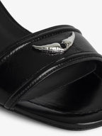 Caprese Black Sandals