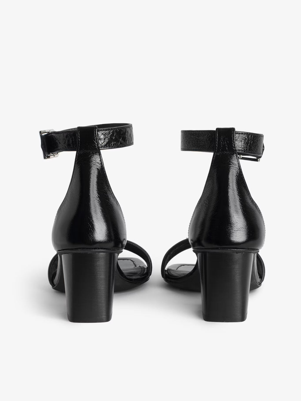 Caprese Black Sandals