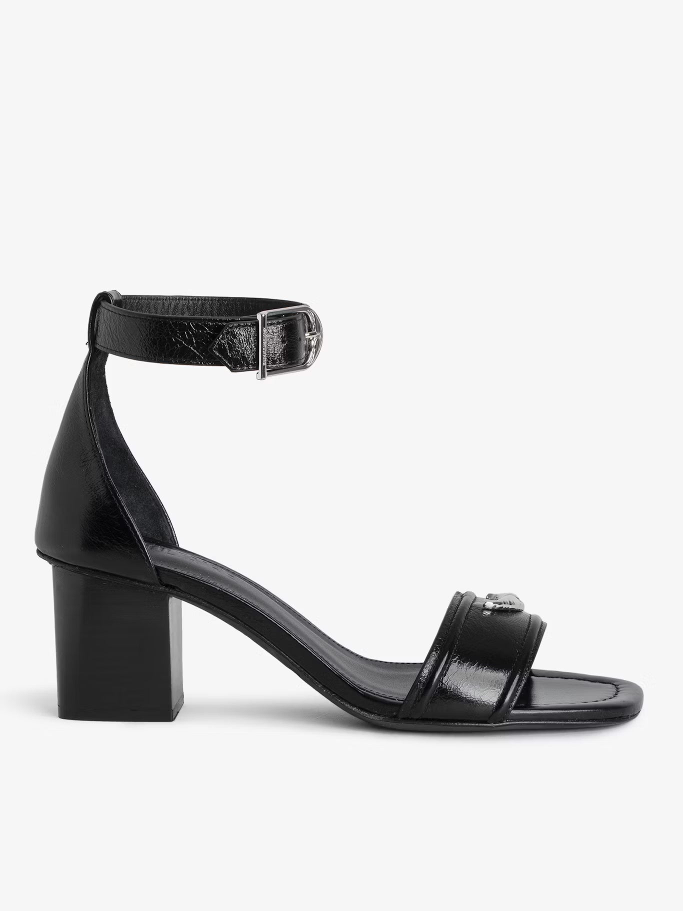 Caprese Black Sandals
