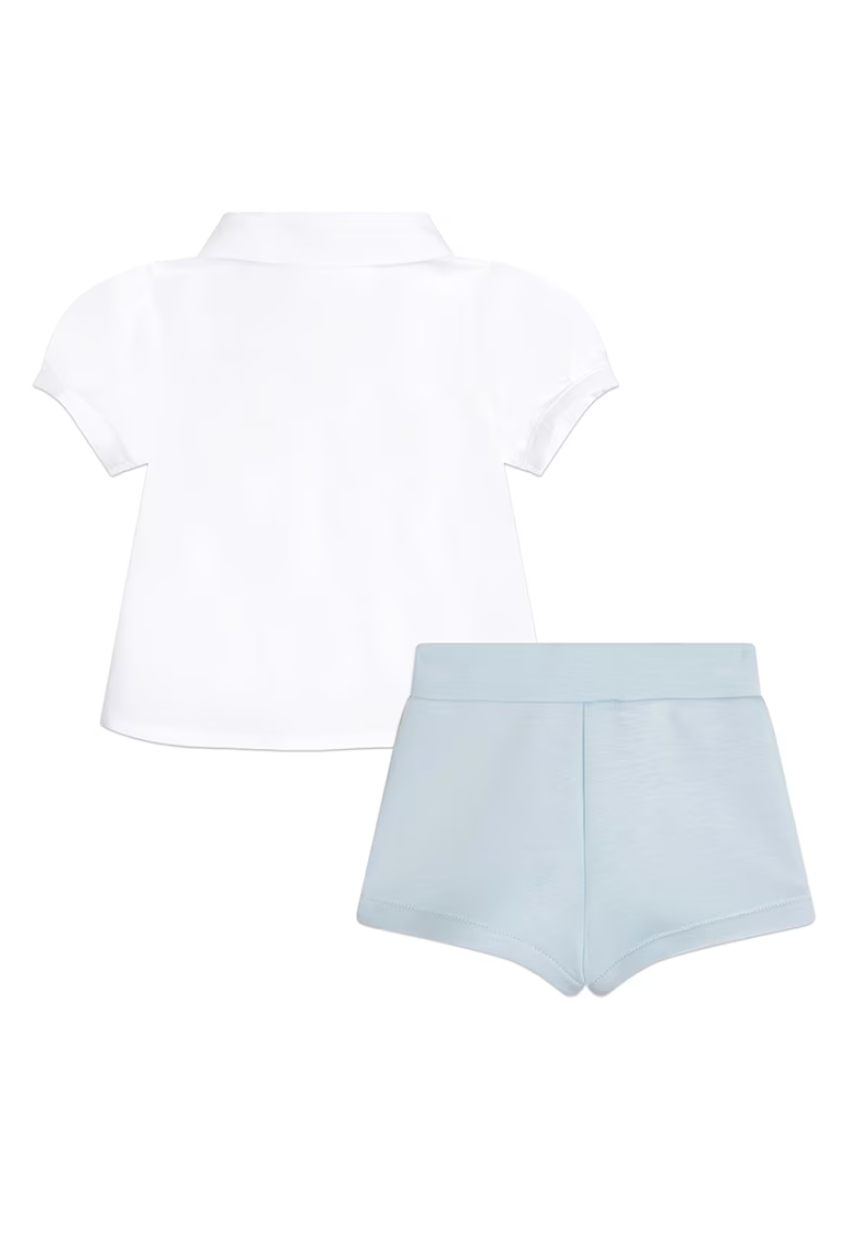 White/Blue Baby Set