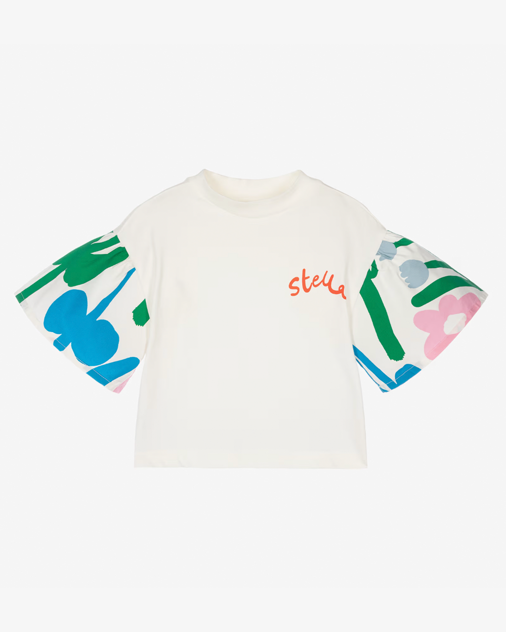 Floral Sleeves T-Shirt
