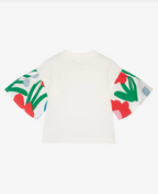 Floral Sleeves T-Shirt