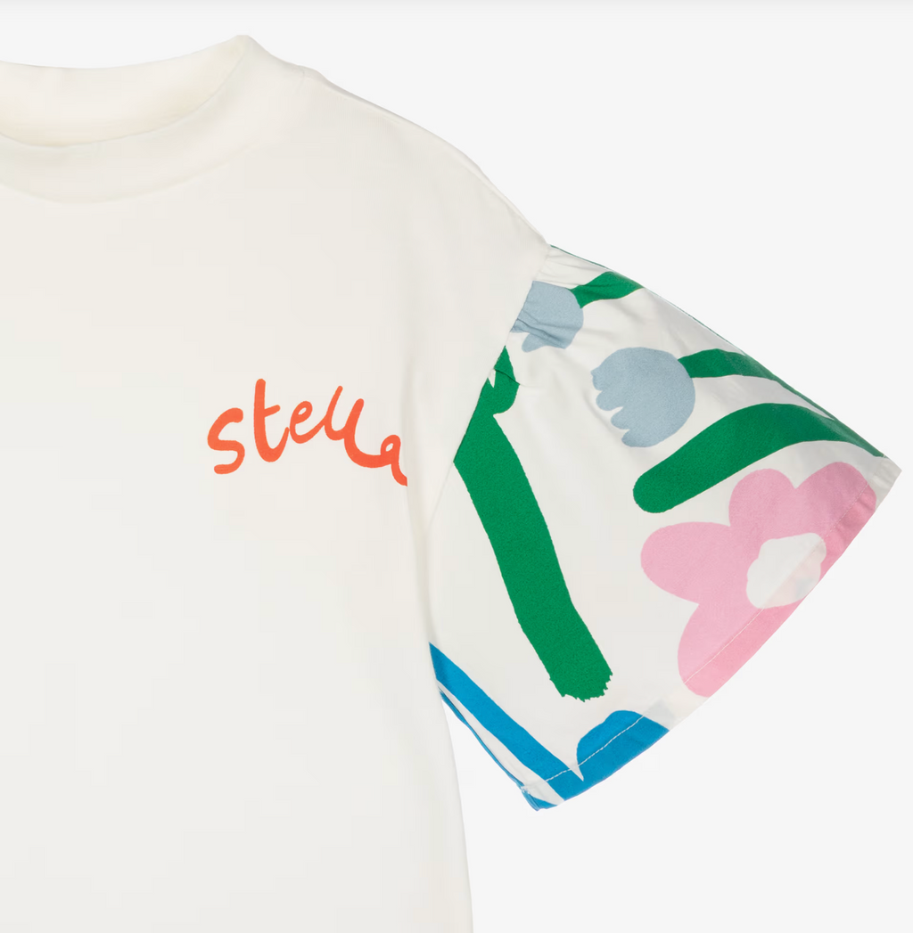 Floral Sleeves T-Shirt