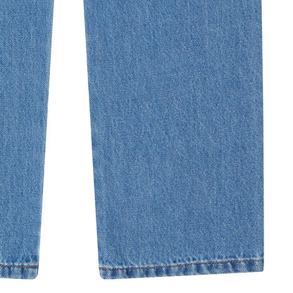 Straight Leg Denim Pants