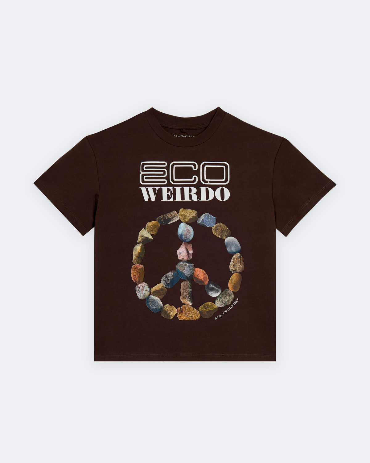 Кафява тениска Eco Weirdo за дете