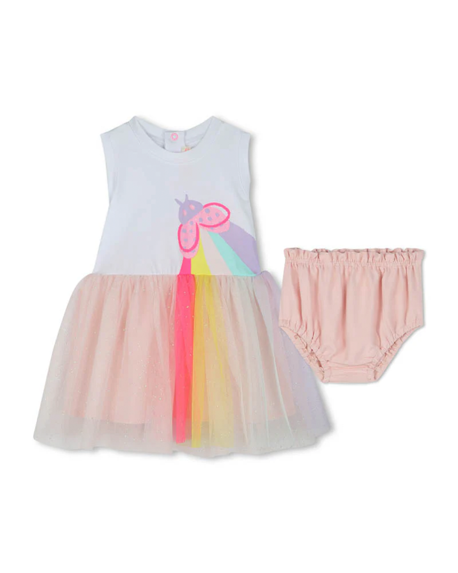 Ladybug Rainbow Baby Dress