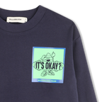 Dark Blue Long Sleeve T-Shirt