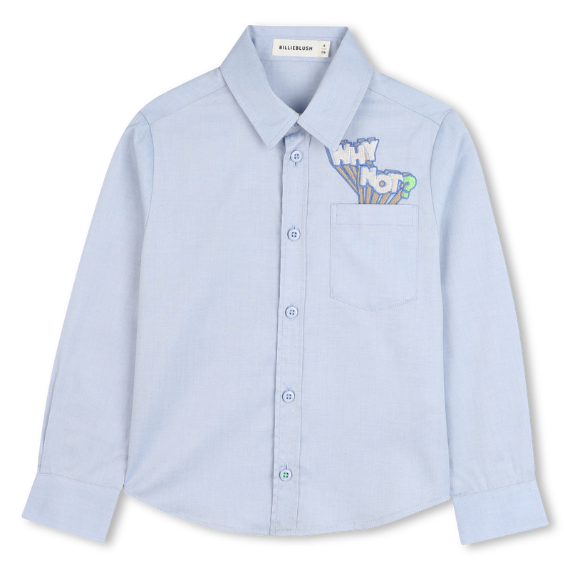 Cotton Light Blue Shirt