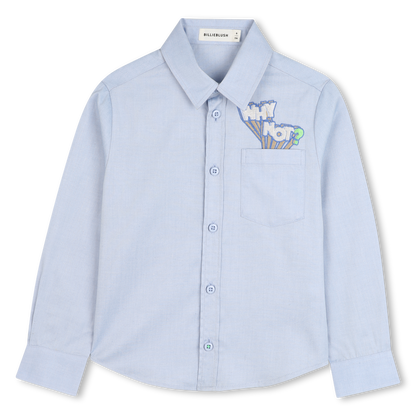 Cotton Light Blue Shirt