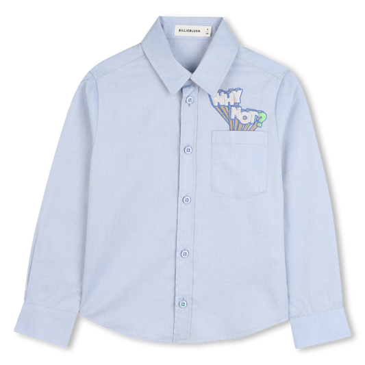 Cotton Light Blue Shirt