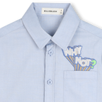 Cotton Light Blue Shirt