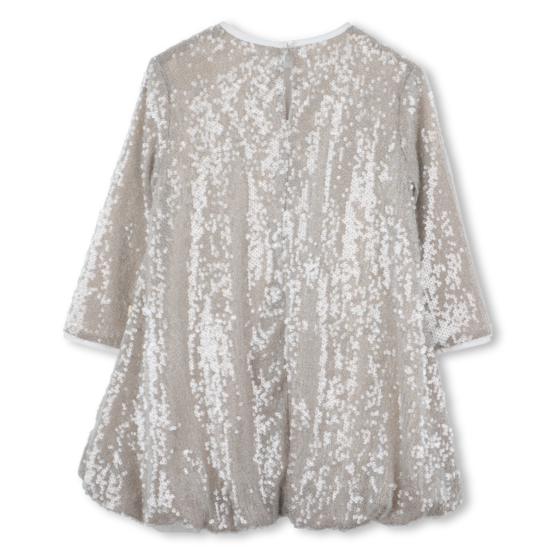 Long Sleeve Golden Dress