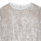 Long Sleeve Golden Dress