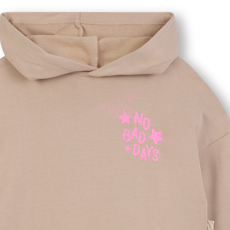 Bi-Material Hoodie Dress