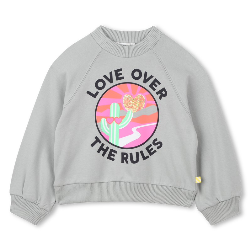 Fleece Grey Sweatshirt