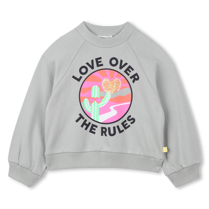 Fleece Grey Sweatshirt