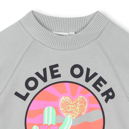 Fleece Grey Sweatshirt