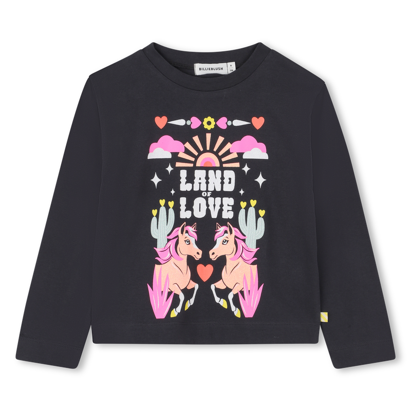Horser Print T-Shirt
