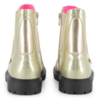 Metallic Ankle Boots