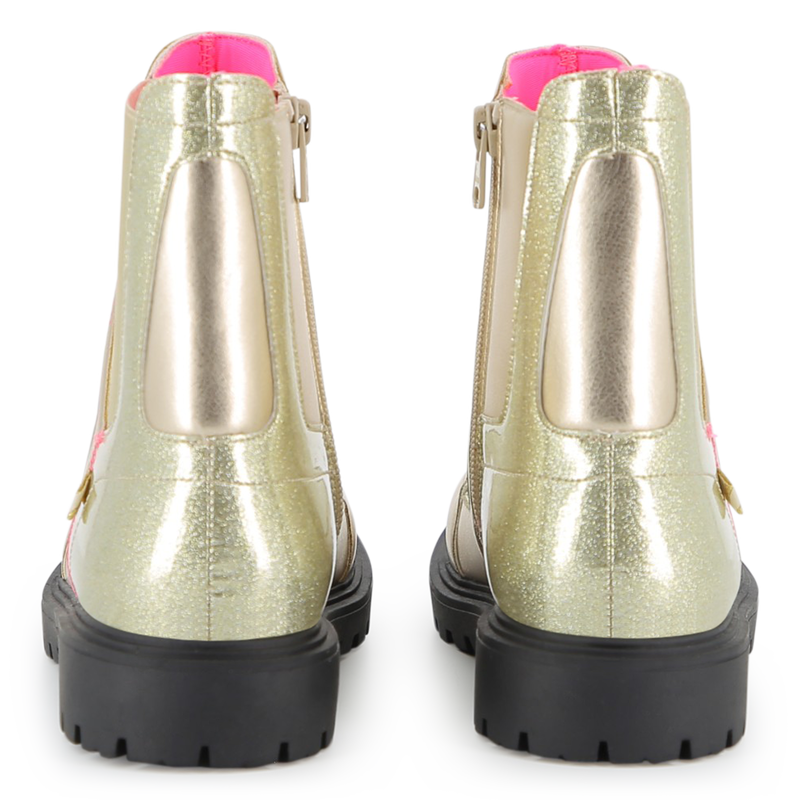 Metallic Ankle Boots