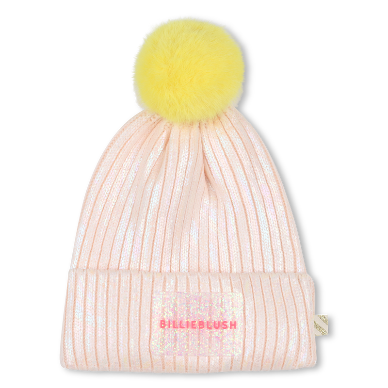 Pink Knitted Beanie