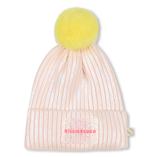 Pink Knitted Beanie