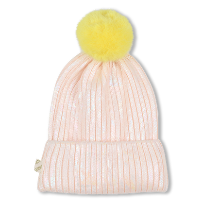 Pink Knitted Beanie