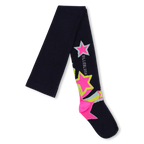 Fancy Stars Dark Blue Tights