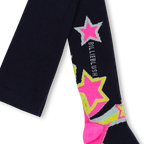 Fancy Stars Dark Blue Tights