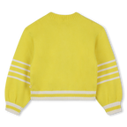 Yellow Knit Cardigan
