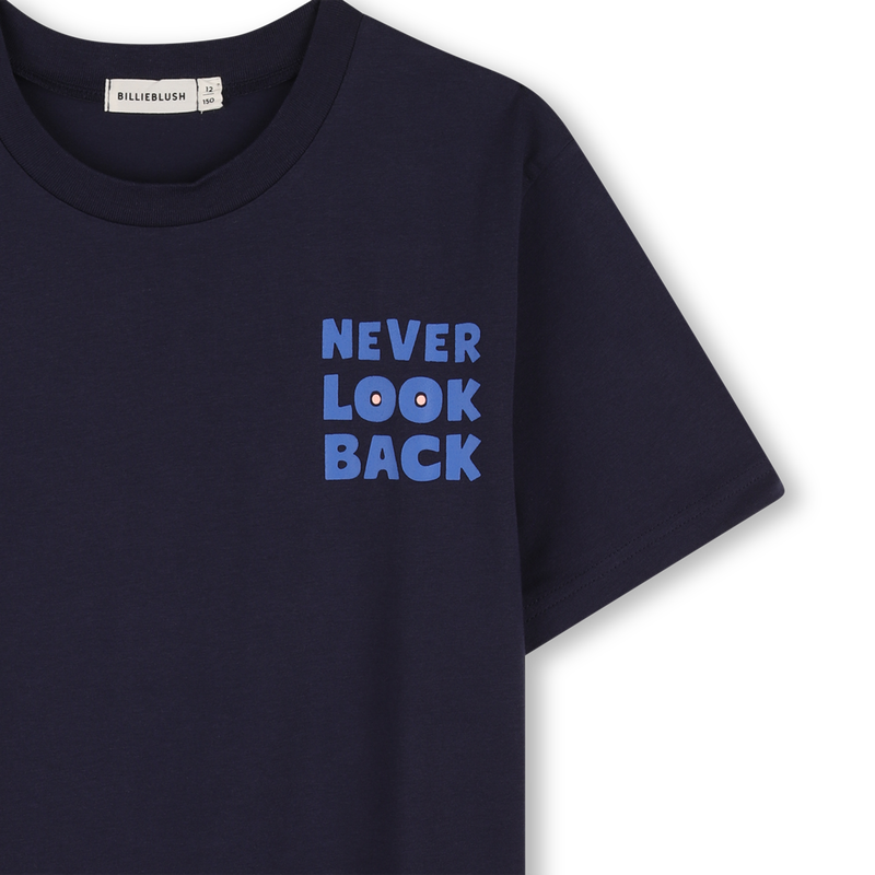 Back Print Black T-Shirt