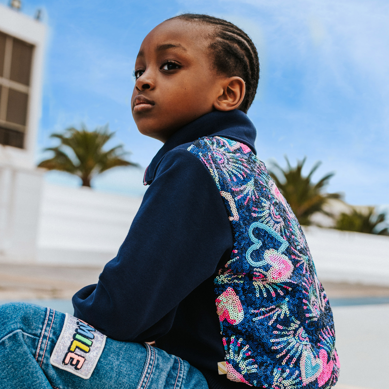 Fleece Sequin Sweatshirt