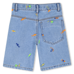 Denim Print Bermudas