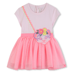 Bi-Material Baby Dress