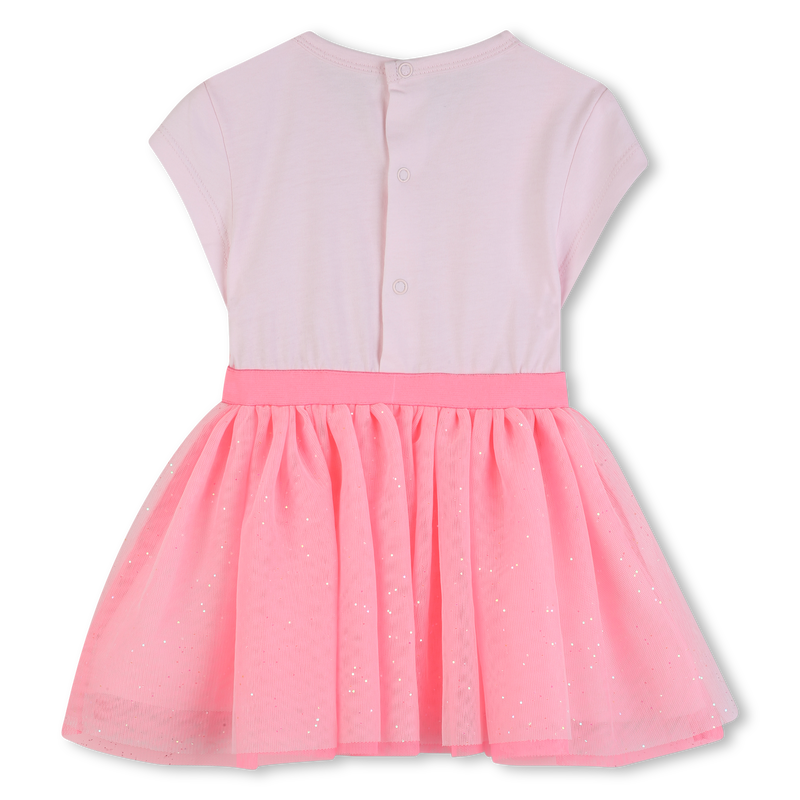 Bi-Material Baby Dress