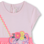 Bi-Material Baby Dress