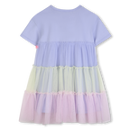Bi-Material Layered Dress