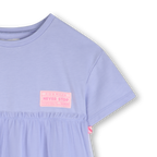 Bi-Material Layered Dress