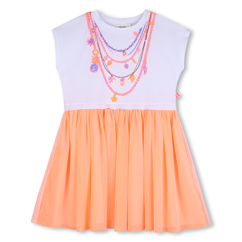 Short Sleeve Coral Dress
