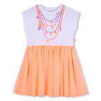 Short Sleeve Coral Dress