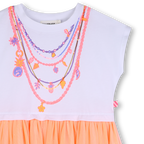 Short Sleeve Coral Dress