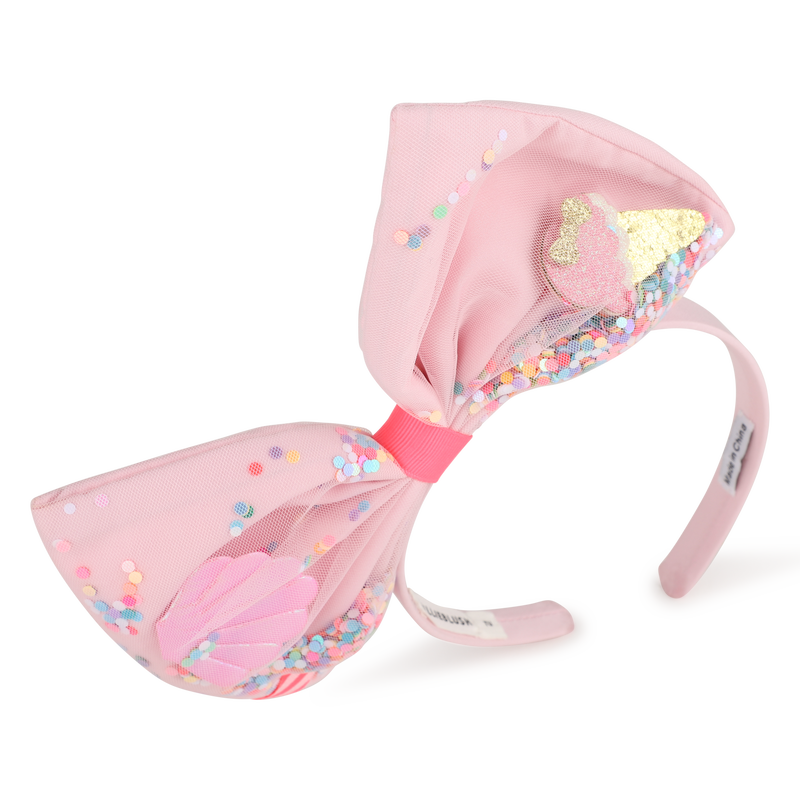 Pink Bow Headband