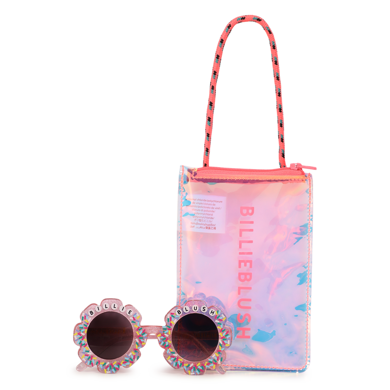 Pink Flower Sunglasses