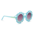 Blue Flower Sunglasses