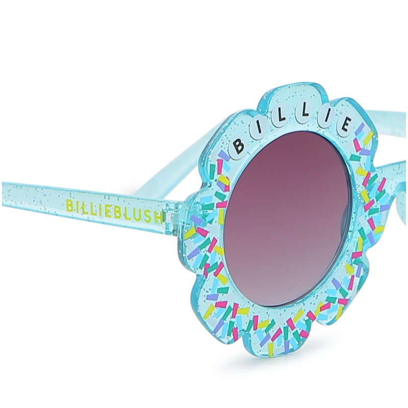 Blue Flower Sunglasses